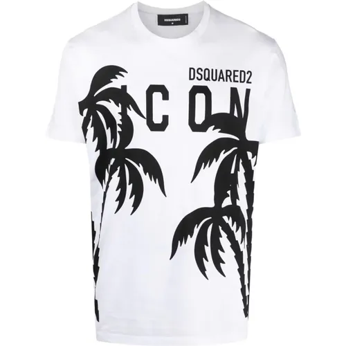 T-Shirts , Herren, Größe: 2XL - Dsquared2 - Modalova