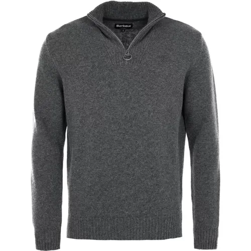 Essential Lambswool Half Zip Sweater , male, Sizes: L, XL, M - Barbour - Modalova