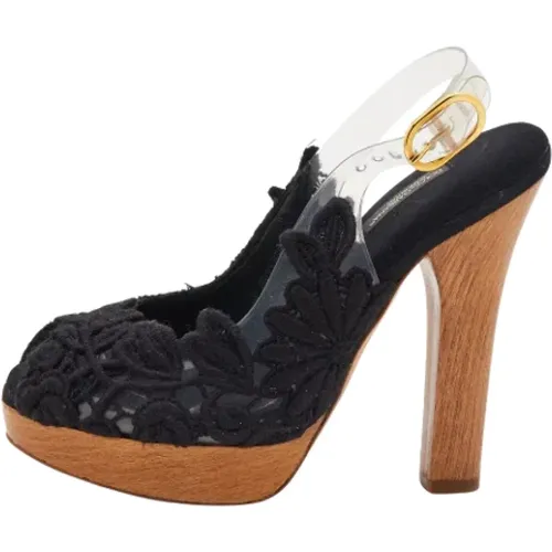 Pre-owned Raffia sandals , female, Sizes: 3 1/2 UK - Dolce & Gabbana Pre-owned - Modalova