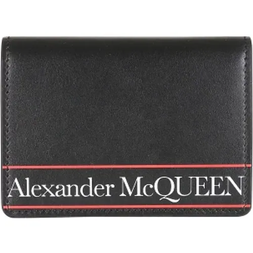 Card Holder With Logo , male, Sizes: ONE SIZE - alexander mcqueen - Modalova