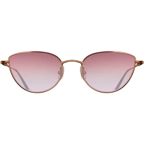 Rose Gold Pink Gradient Sunglasses - Matsuda - Modalova
