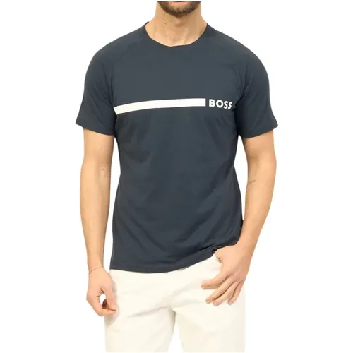 Herren Slim Print T-Shirt Hugo Boss - Hugo Boss - Modalova