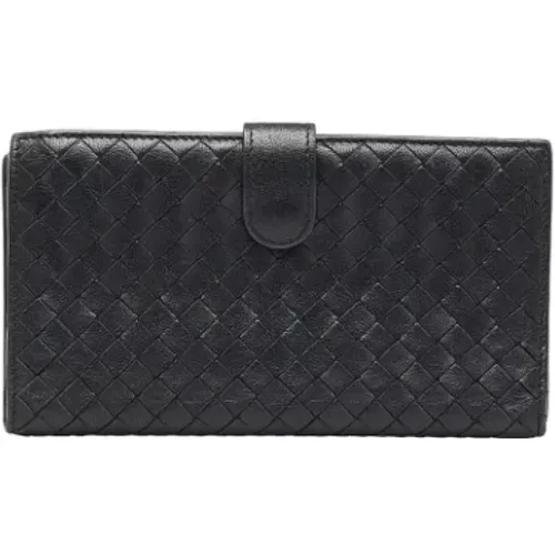 Pre-owned Leather wallets , female, Sizes: ONE SIZE - Bottega Veneta Vintage - Modalova