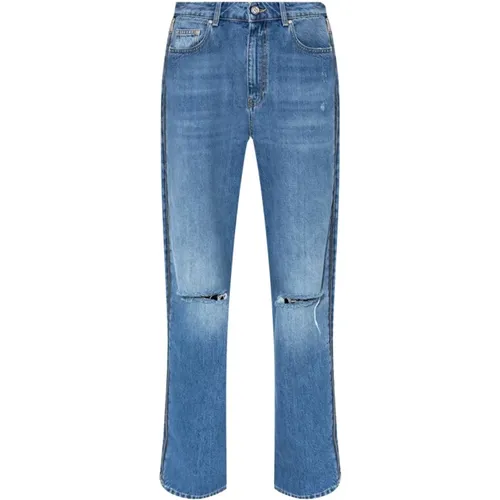 Jeans mit Reißverschlussdetails , Damen, Größe: W27 - Stella Mccartney - Modalova