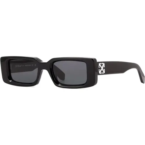 Schwarze Sonnenbrille Ss24 International Fit - Off White - Modalova