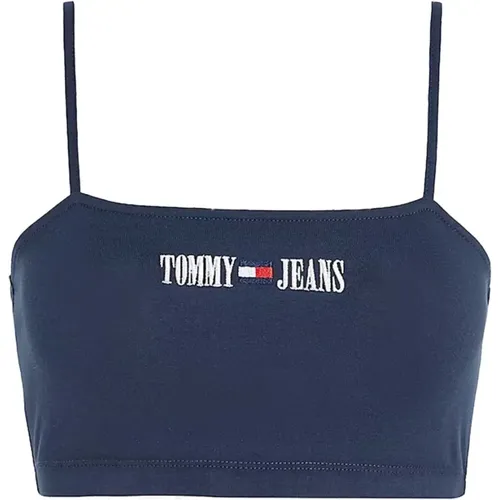 Ärmellose Oberteile , Damen, Größe: S - Tommy Jeans - Modalova