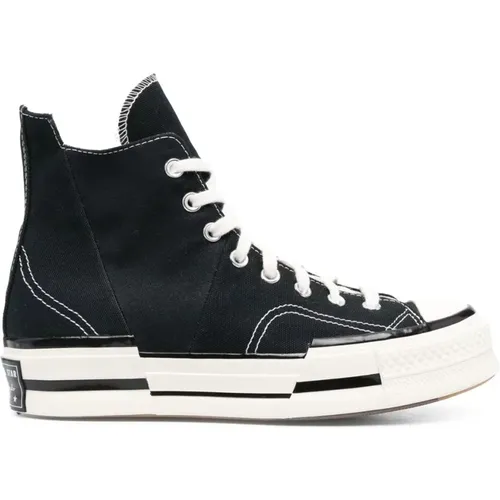 Schwarze Chuck 70 Plus Sneakers , Damen, Größe: 44 1/2 EU - Converse - Modalova