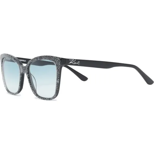 Schwarze Sonnenbrille Stilvolles Tägliches Must-Have - Karl Lagerfeld - Modalova