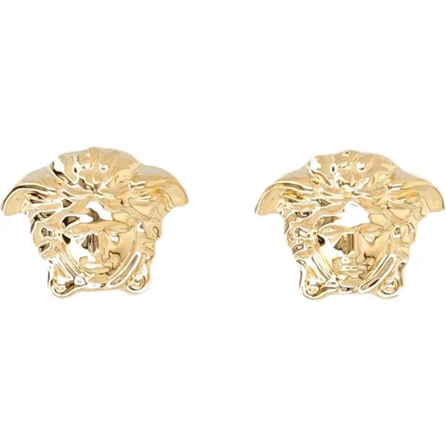 Accessories,Medusa Kopf Gold Ohrringe - Versace - Modalova