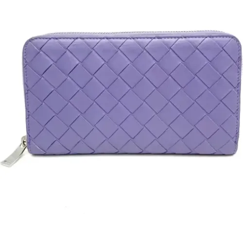 Pre-owned Leather wallets , female, Sizes: ONE SIZE - Bottega Veneta Vintage - Modalova