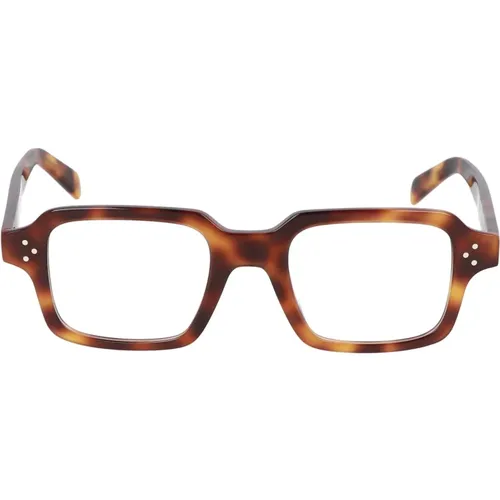 Quadratische Acetatbrille , Herren, Größe: 49 MM - Celine - Modalova
