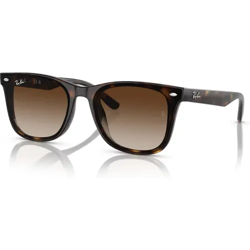 Square Flat Lens Sunglasses Rb4420 , unisex, Sizes: 65 MM - Ray-Ban - Modalova