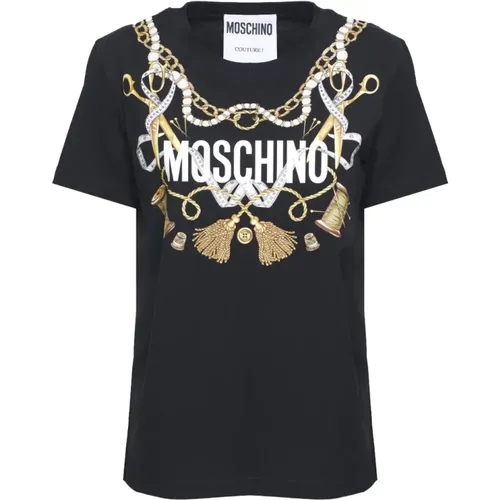 T-Shirts , Damen, Größe: XS - Moschino - Modalova