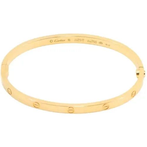 Pre-owned Gold bracelets , female, Sizes: ONE SIZE - Cartier Vintage - Modalova