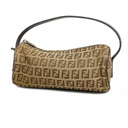 Pre-owned Canvas pouches , female, Sizes: ONE SIZE - Fendi Vintage - Modalova