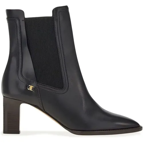 Toren` Heeled Boots with Embroidered Logo , female, Sizes: 2 1/2 UK, 1 1/2 UK, 3 1/2 UK, 4 1/2 UK, 3 UK - Salvatore Ferragamo - Modalova