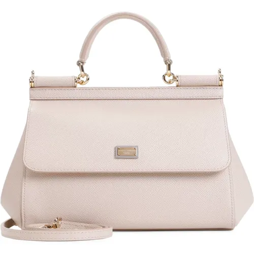 Neutral Shoulder Bag Miss Sicily Style , female, Sizes: ONE SIZE - Dolce & Gabbana - Modalova