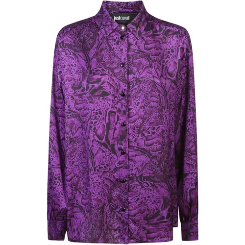 Lila Hemden für Frauen Aw24 - Just Cavalli - Modalova