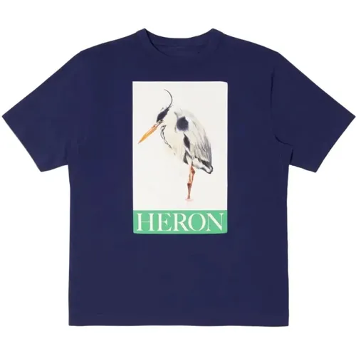 Heron bird t-shirts , male, Sizes: 2XL - Heron Preston - Modalova