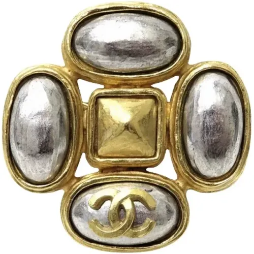 Pre-owned Metal brooches , female, Sizes: ONE SIZE - Chanel Vintage - Modalova