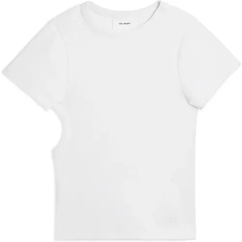 Cut Out T-Shirt , Damen, Größe: L - Axel Arigato - Modalova