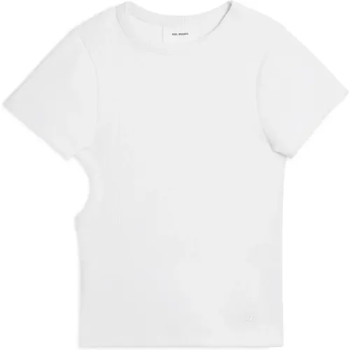 Cut Out T-Shirt , Damen, Größe: XS - Axel Arigato - Modalova
