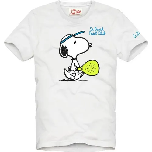 Cool Snoopy T-Shirt for Men , male, Sizes: M, S, 2XL, L, XL - Saint Barth - Modalova
