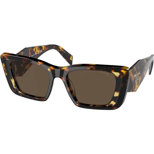 Honey Havana/Dark Sunglasses , female, Sizes: 51 MM - Prada - Modalova