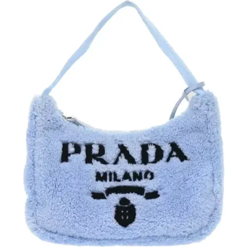 Pre-owned Fur Prada Re-edition Bag , female, Sizes: ONE SIZE - Prada Vintage - Modalova