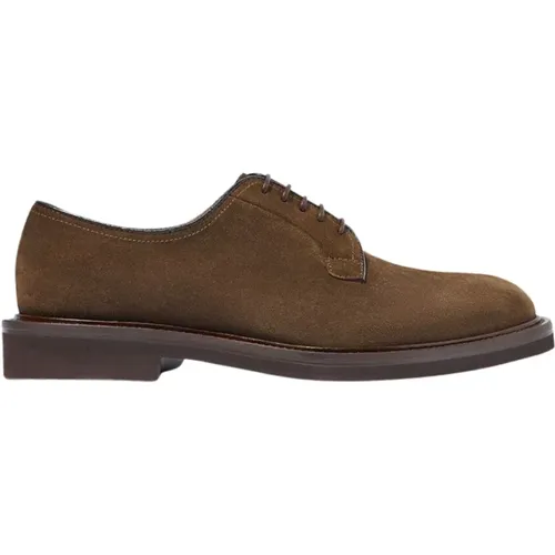 Laced Shoes,Harry Schnürschuhe,Wildleder Derby Schnürschuhe - Scarosso - Modalova