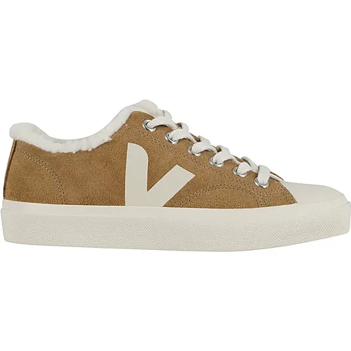 Low Winter Suede Sneakers , female, Sizes: 5 UK, 3 UK, 6 UK, 4 UK - Veja - Modalova