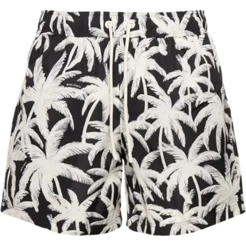 Palm Print Swim Shorts , male, Sizes: XL - Palm Angels - Modalova