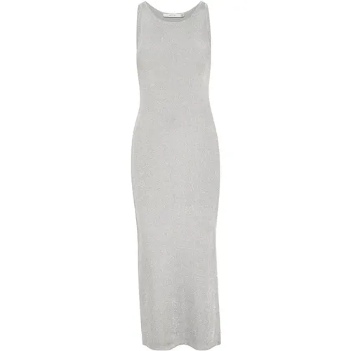 Silver Glitter Dress , female, Sizes: S, XS, L, M, XL - Gestuz - Modalova