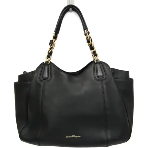 Pre-owned Leather totes , female, Sizes: ONE SIZE - Salvatore Ferragamo Pre-owned - Modalova