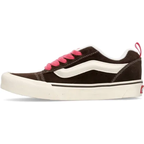 Retro Low Schuh Braun/Weiß 90er Stil , Damen, Größe: 36 EU - Vans - Modalova