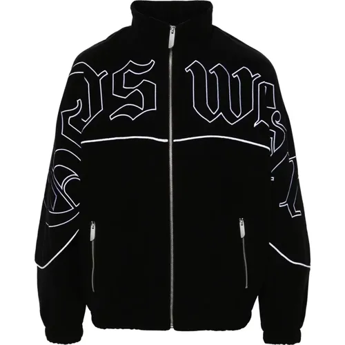 Gothic Tracktop Jacket , male, Sizes: M, L - Gcds - Modalova