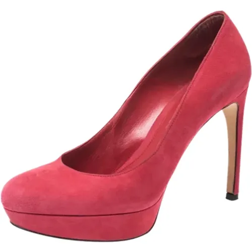 Pre-owned Suede heels , female, Sizes: 4 UK - Alexander McQueen Pre-owned - Modalova