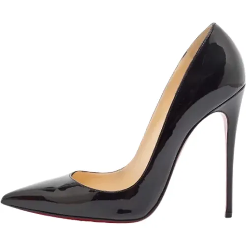 Pre-owned Leather heels , female, Sizes: 5 1/2 UK - Christian Louboutin Pre-owned - Modalova