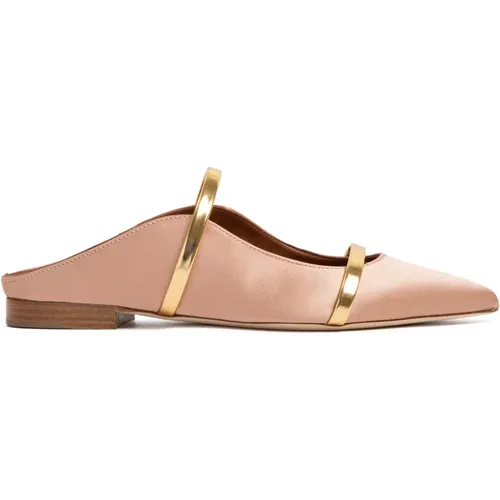 Nude Ballerinas Flats Curvy Silhouette , female, Sizes: 4 1/2 UK - Malone Souliers - Modalova