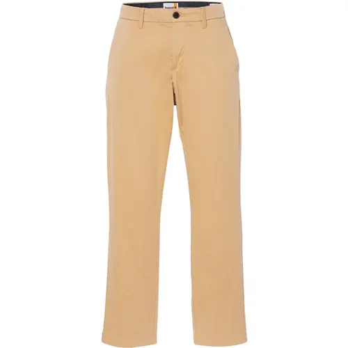 Slim Fit Chino Hose aus Stretch-Twill , Herren, Größe: W36 - Timberland - Modalova