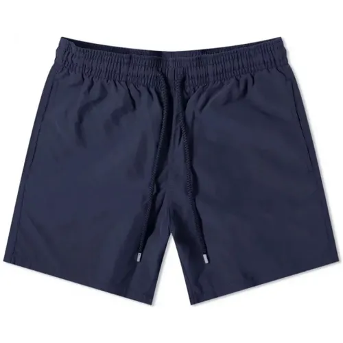 Klassische einfarbige navyblaue Badehose , Herren, Größe: 2XL - Vilebrequin - Modalova