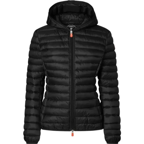 Daisy Schwarze Leichte Steppjacke , Damen, Größe: 2XL - Save The Duck - Modalova