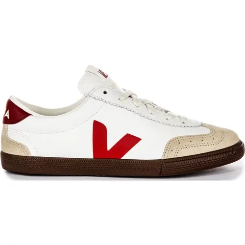 Retro Volleyball Shoes Red Men , male, Sizes: 8 UK, 9 UK - Veja - Modalova