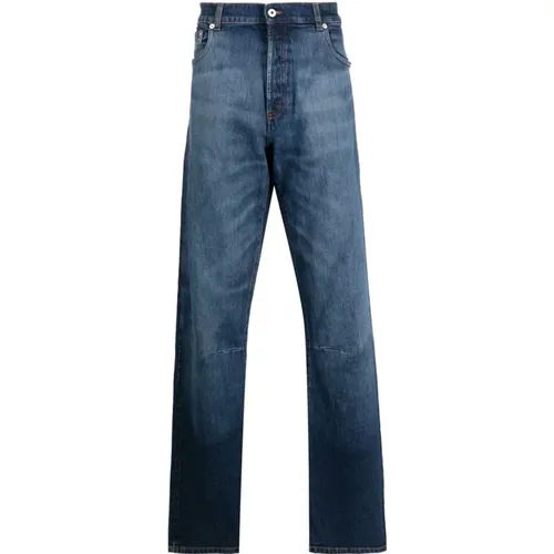 Blaue Ex-Ray Straight-Leg Jeans , Herren, Größe: W30 - Heron Preston - Modalova