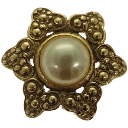 Pre-owned Metal brooches , female, Sizes: ONE SIZE - Chanel Vintage - Modalova