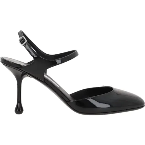 Schwarze Lackleder Slingback Absätze - Jimmy Choo - Modalova