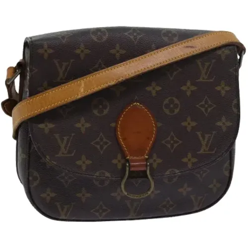 Pre-owned Canvas shoulder-bags , female, Sizes: ONE SIZE - Louis Vuitton Vintage - Modalova