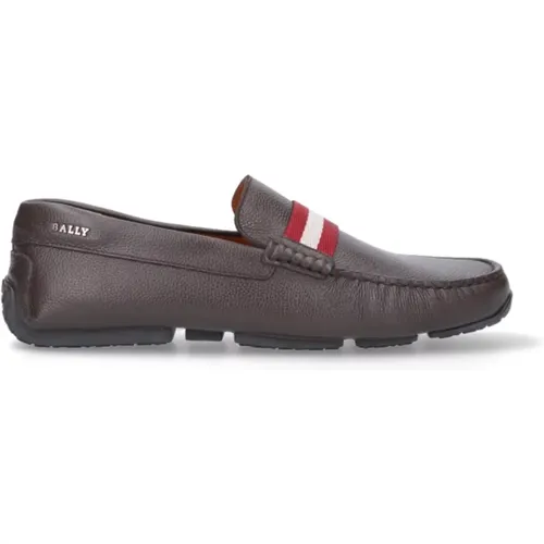 Braune Flache Schuhe , Herren, Größe: 40 1/2 EU - Bally - Modalova