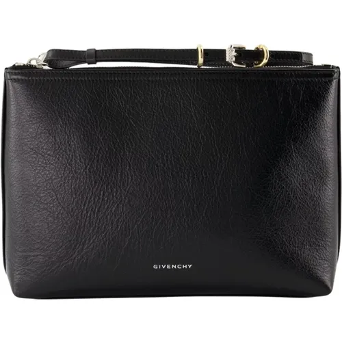 Leather Clutch Bag , female, Sizes: ONE SIZE - Givenchy - Modalova