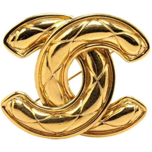 Pre-owned Metal brooches , female, Sizes: ONE SIZE - Chanel Vintage - Modalova